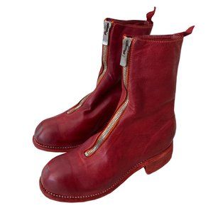 GUIDI (Italy) PL2, Horse Leather, Front Zip, Diver Boots